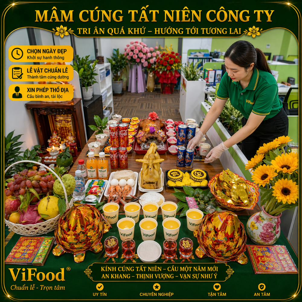 Mâm Cúng Tất Niên 🎆 Đầy Đủ - Chuẩn Lễ - Trọn Gói Ngày Tết
