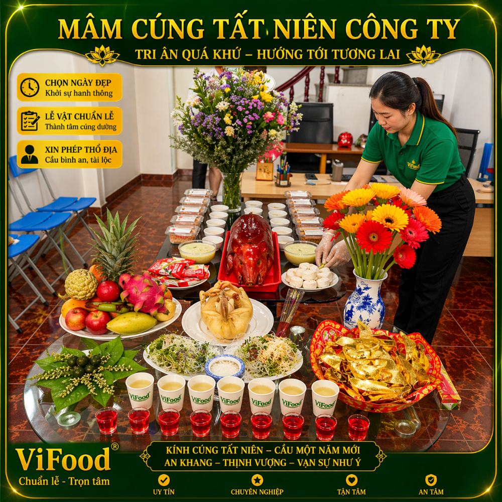Mâm Cúng Tất Niên 🎆 Đầy Đủ - Chuẩn Lễ - Trọn Gói Ngày Tết
