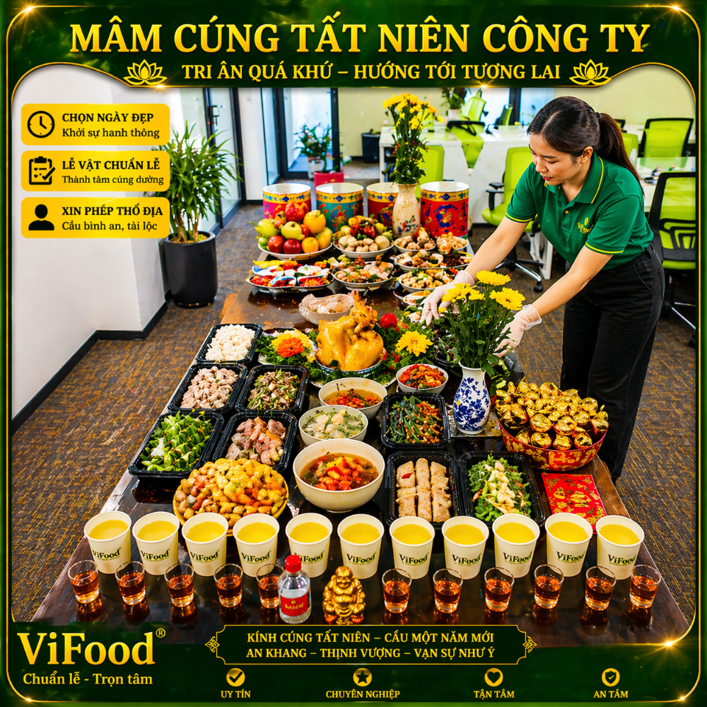 Mâm Cúng Tất Niên 🎆 Đầy Đủ - Chuẩn Lễ - Trọn Gói Ngày Tết