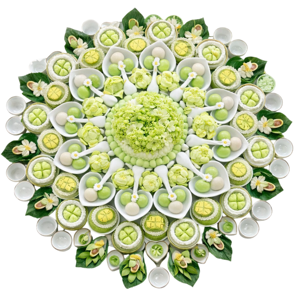 Mâm Cúng Đầy Tháng Bé Trai ( Gói Xôi Chè )