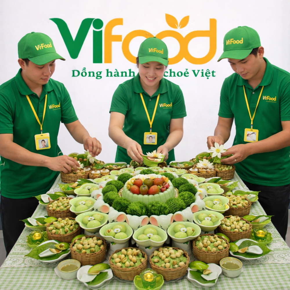 Mâm Cúng Đầy Tháng Bé Trai ( Gói Tiêu Chuẩn )