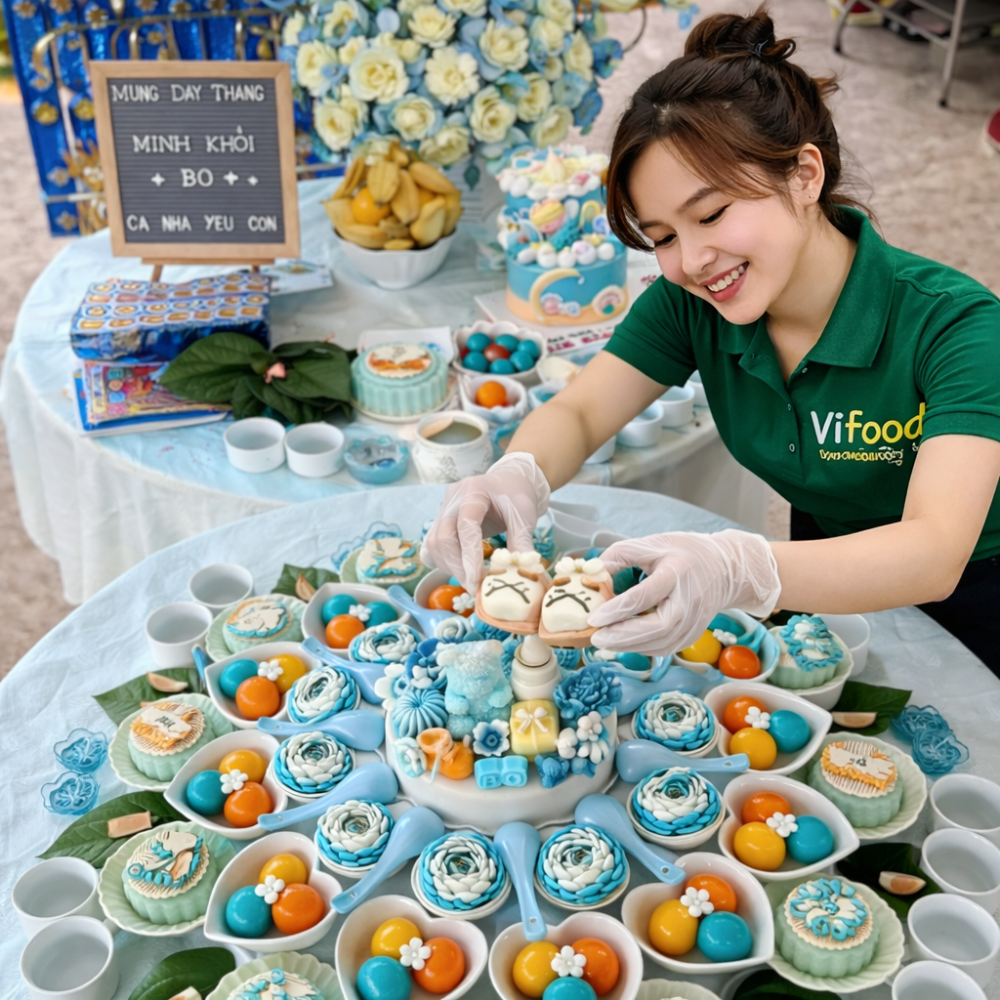 Mâm Cúng Thôi Nôi Bé Trai ( Gói Tiêu Chuẩn )