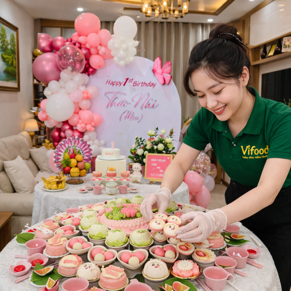 Mâm Cúng Thôi Nôi Bé Trai ( Gói Tiêu Chuẩn )