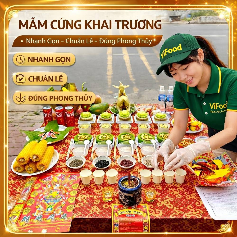 Mâm Cúng Khai Trương (Gói Nâng Cao)