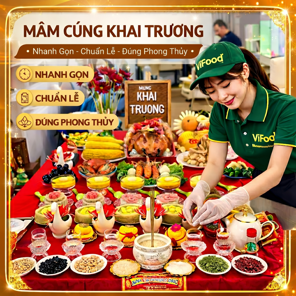 Mâm Cúng Khai Trương (Gói Cao Cấp)