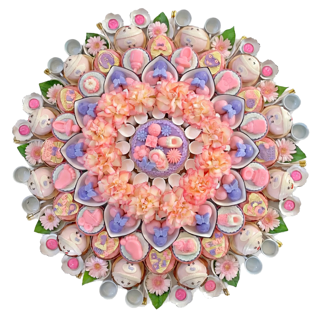 Mâm Cúng Đầy Tháng Bé Gái ( Gói Cao Cấp )