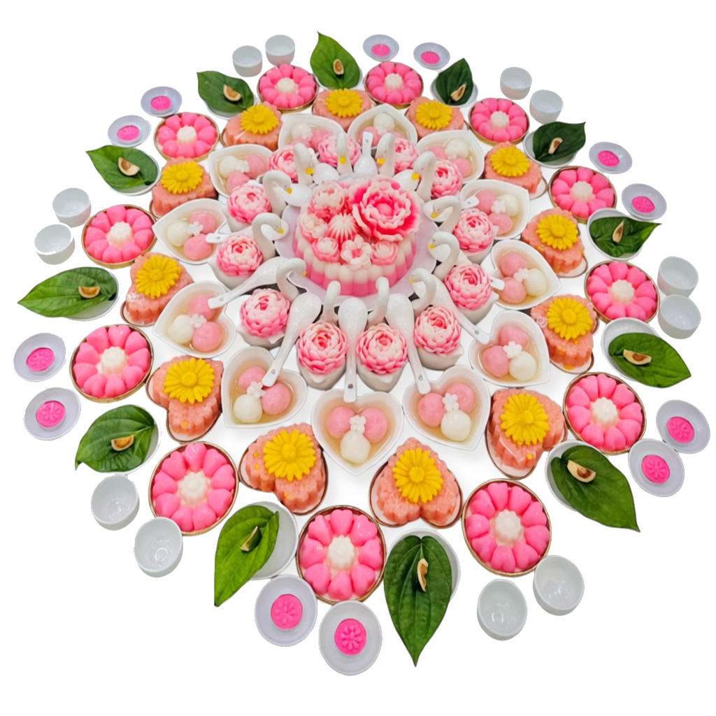 Mâm Cúng Đầy Tháng Bé Gái ( Gói Nâng Cao )