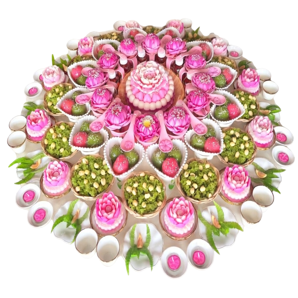 Mâm Cúng Thôi Nôi Bé Gái (Gói Xôi Chè)