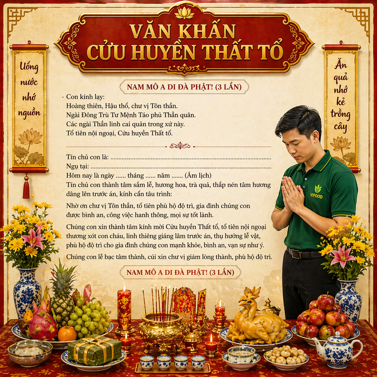 Văn khấn Cửu Huyền Thất Tổ đầy đủ, chi tiết nhất!