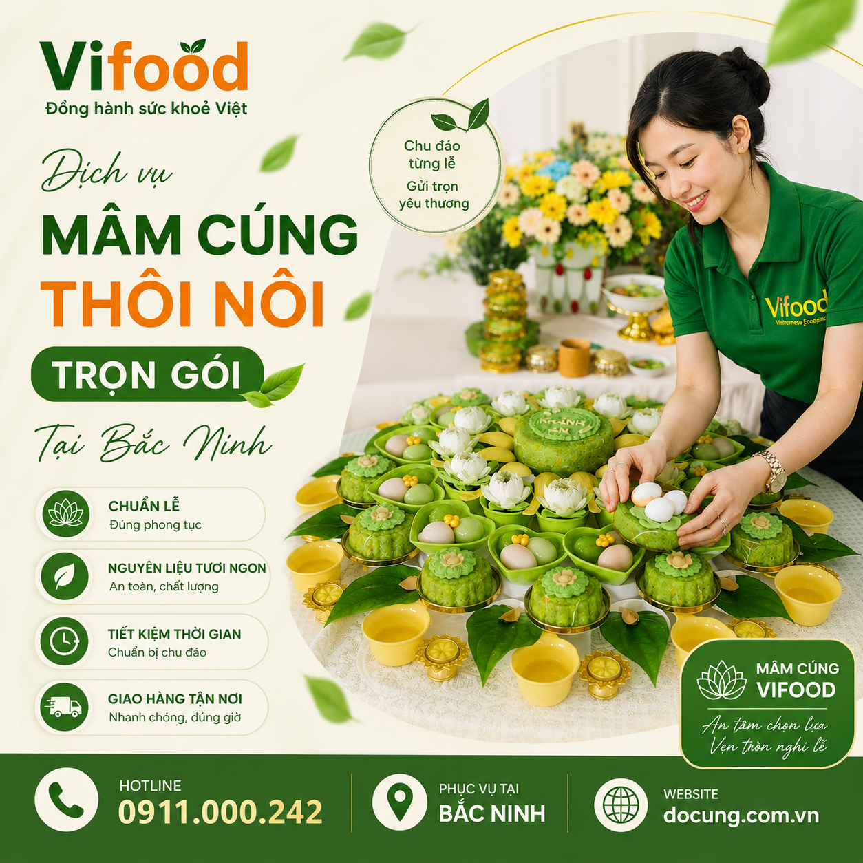 Mâm Cúng Thôi Nôi Chuẩn Lễ Nghi, Đậm Nét Truyền Thống Tại Bắc Ninh